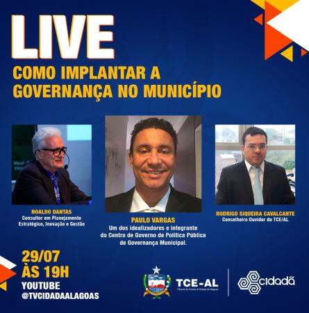 LIVE: Como implantar a Governança no Município