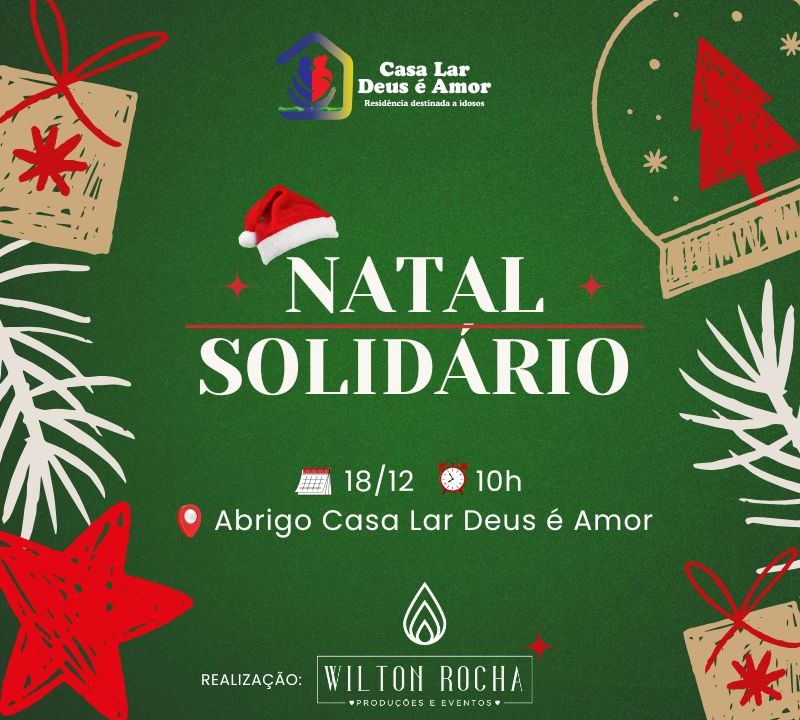 Promoter Wilton Rocha promove o Natal Solidário